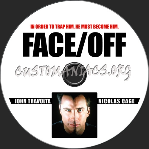 Face Off dvd label