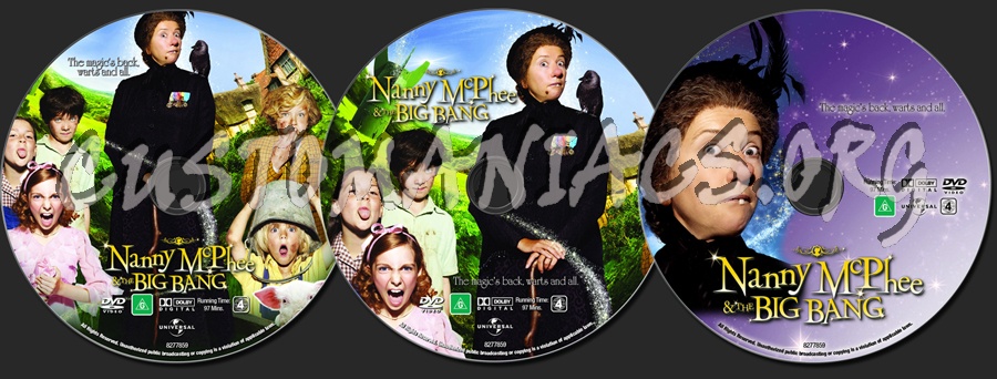 Nanny McPhee and the Big Bang dvd label