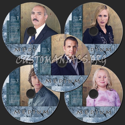 Medium season 5 dvd label