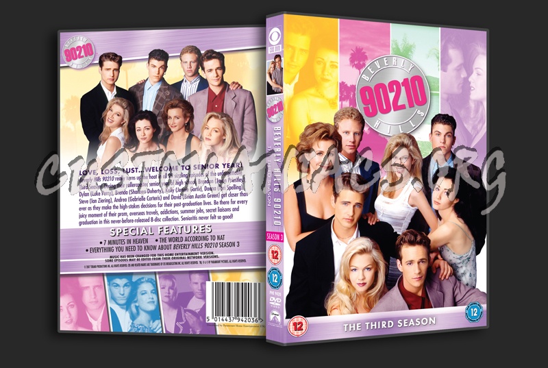 Beverly Hills 90210 Season 3 dvd cover