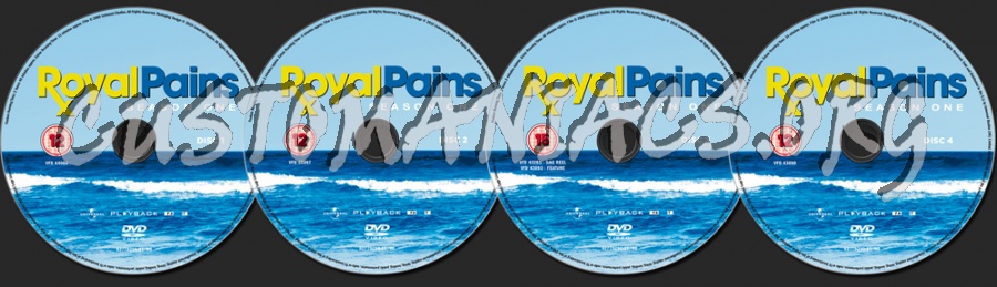 Royal Pains Season 1 dvd label
