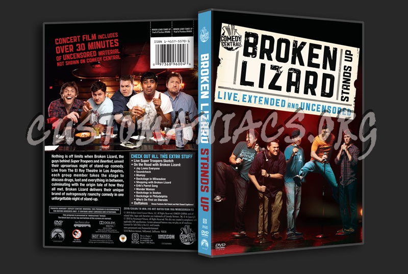 Broken Lizard Stands Up dvd cover