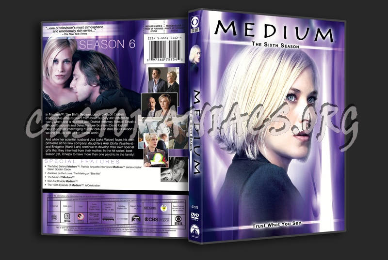 Medium Season 6 dvd cover