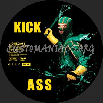 Kick Ass dvd label