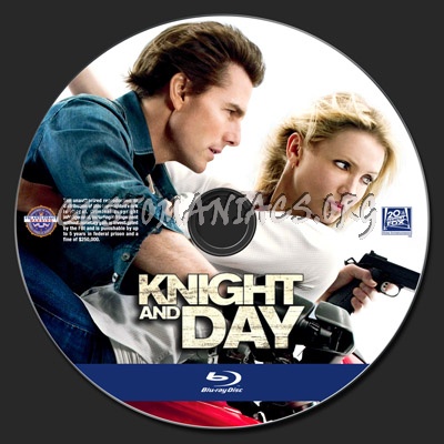 Knight And Day blu-ray label