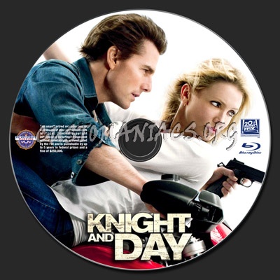 Knight And Day blu-ray label