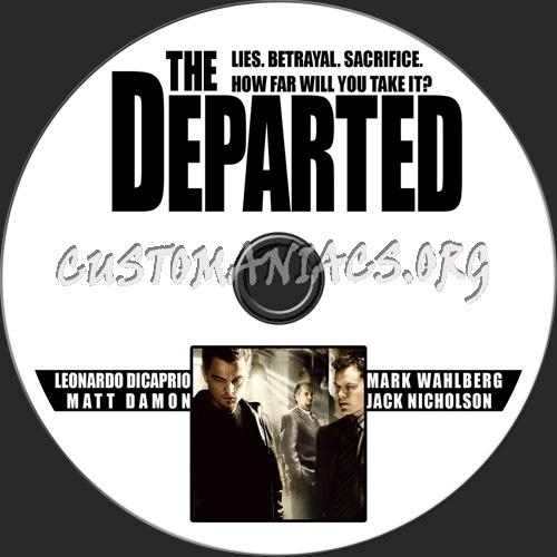 The Departed dvd label