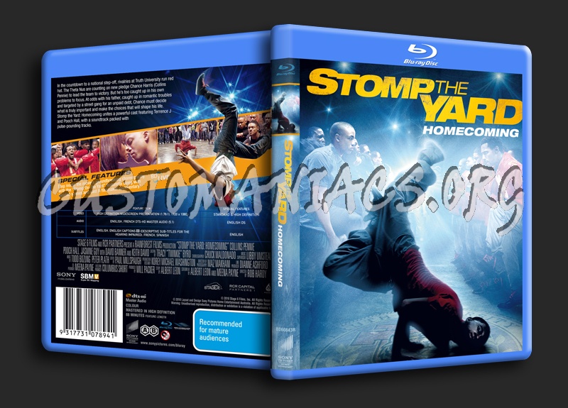 Stomp the Yard 2: Homecoming blu-ray cover