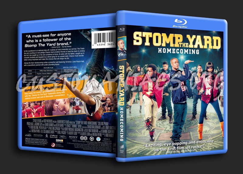 Stomp the Yard 2: Homecoming blu-ray cover