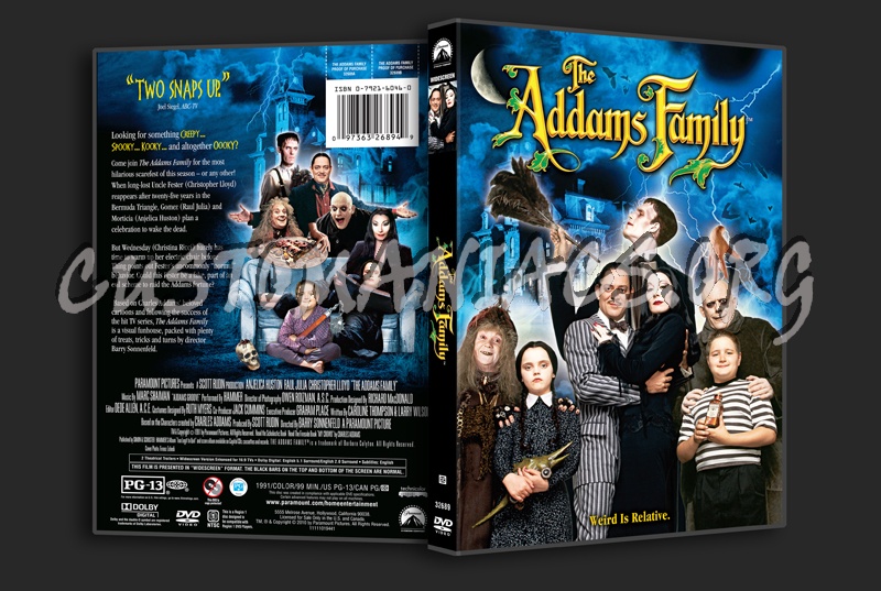 The Addams Family dvd cover