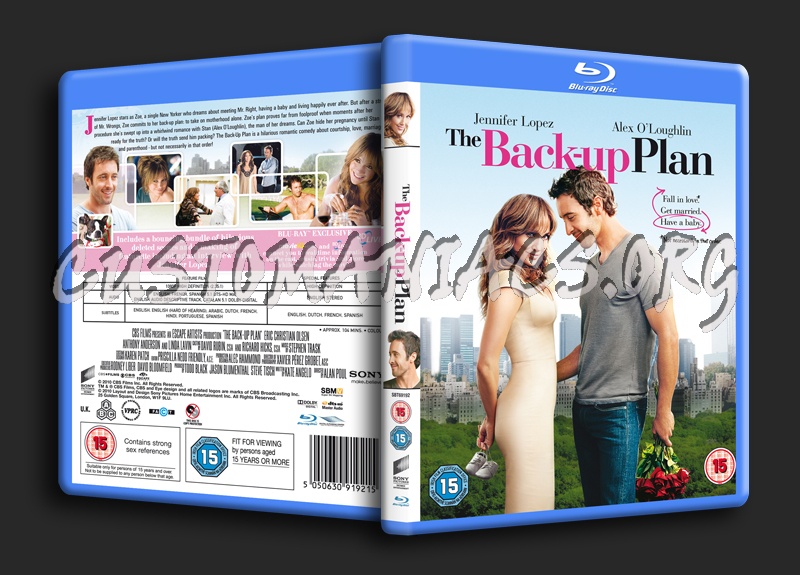 The Back-up Plan blu-ray cover