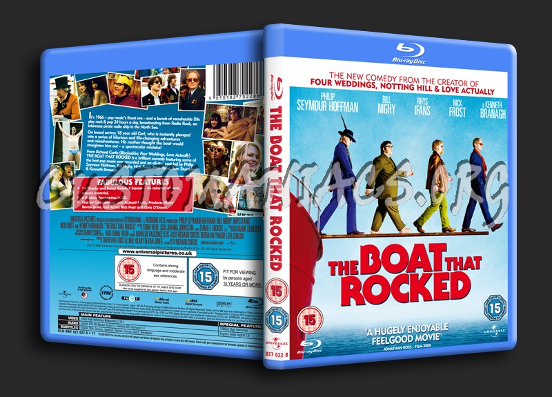 The Boat that Rocked blu-ray cover