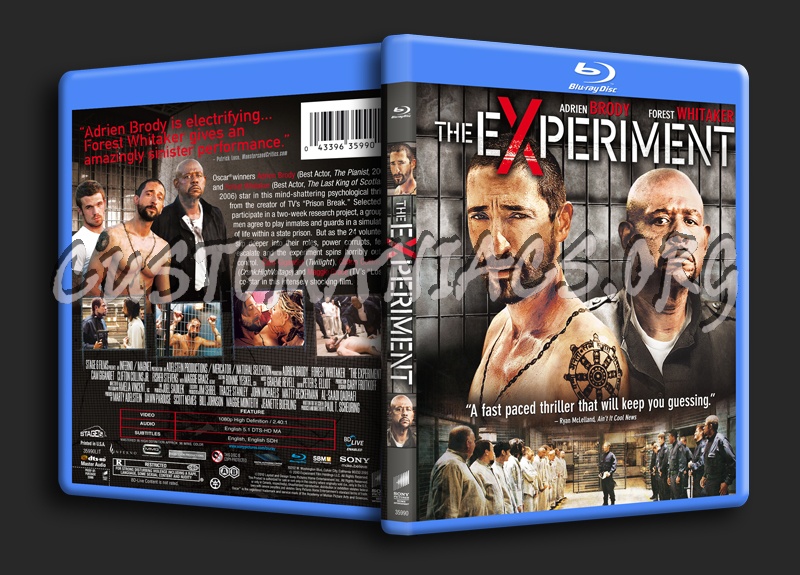 The Experiment blu-ray cover