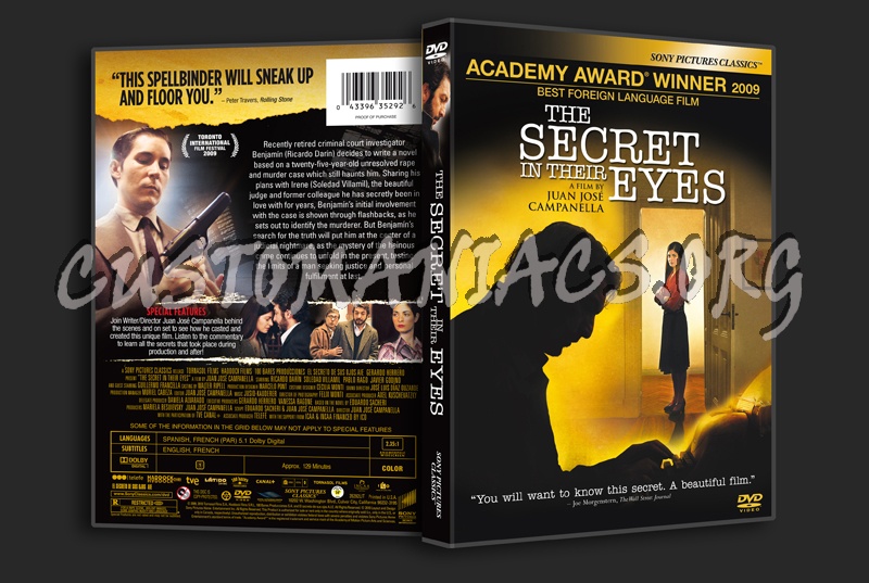 The Secret in Their Eyes dvd cover