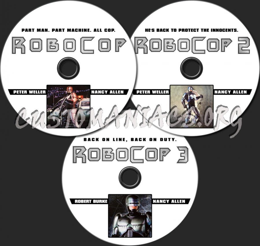 RoboCop Trilogy dvd label
