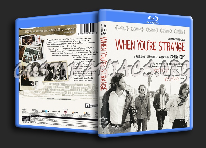 When You're Strange blu-ray cover