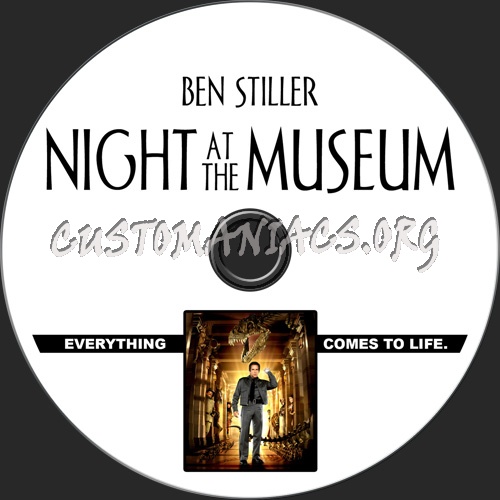 Night At The Museum dvd label