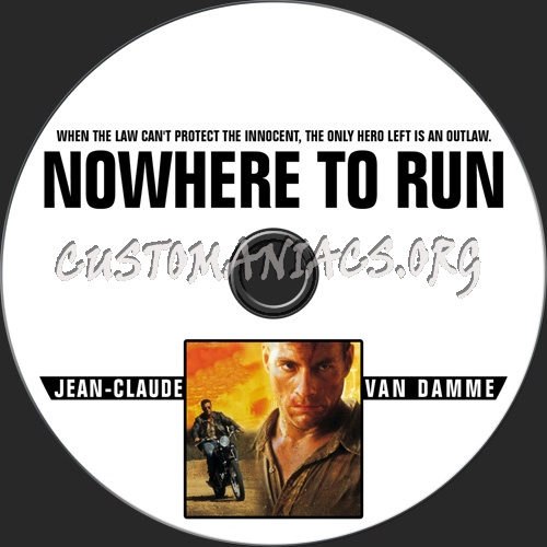 Nowhere To Run dvd label