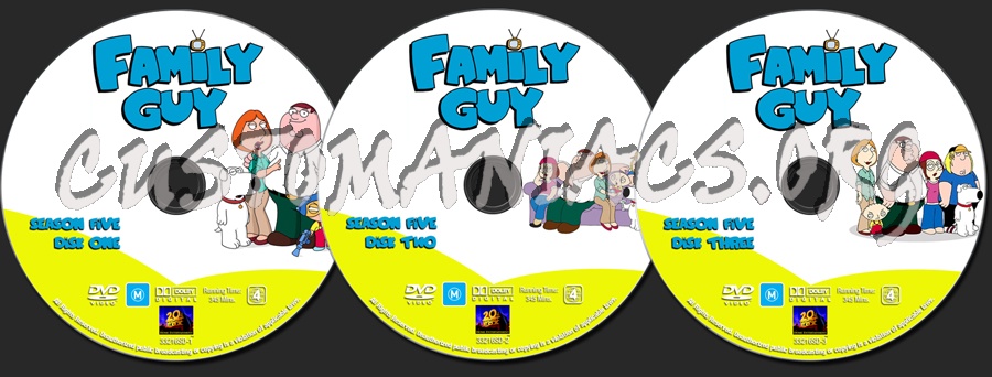 Family Guy - Season 5 dvd label