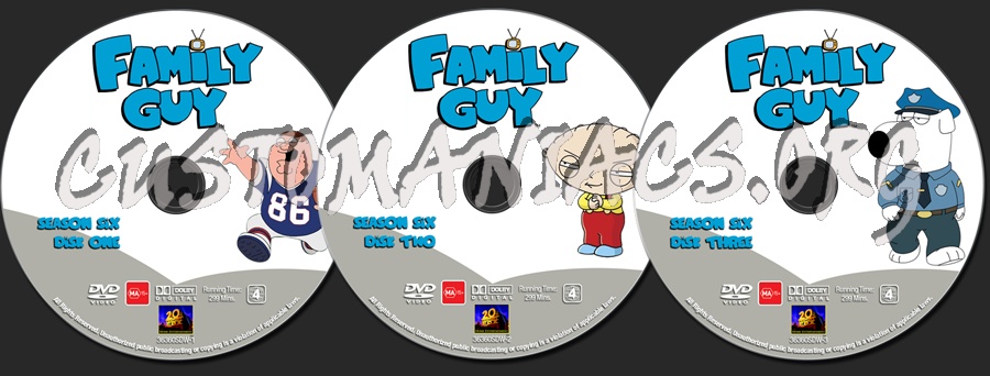 Family Guy - Season 6 dvd label
