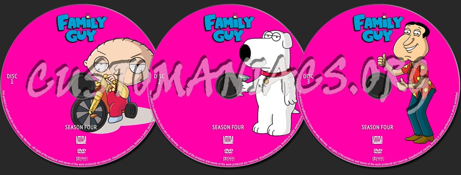 Family Guy - Season Four dvd label