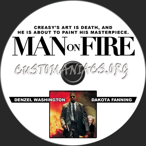 Man On Fire dvd label