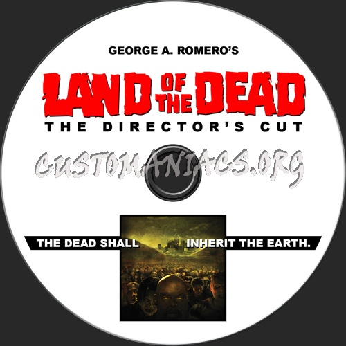 Land Of The Dead dvd label