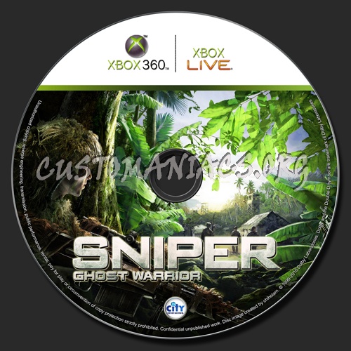 Sniper Ghost Warrior dvd label