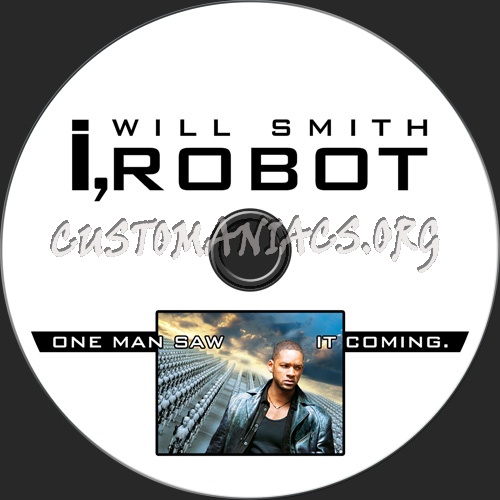 I, Robot dvd label