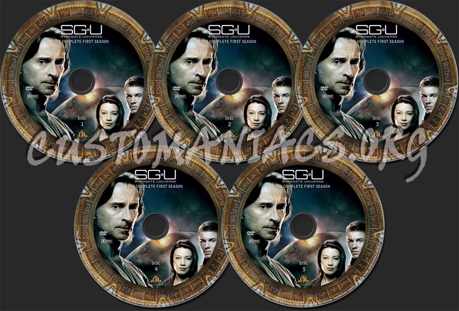 Stargate Universe  Season 1 dvd label