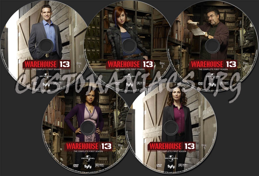 Warehouse 13 Season 1 dvd label