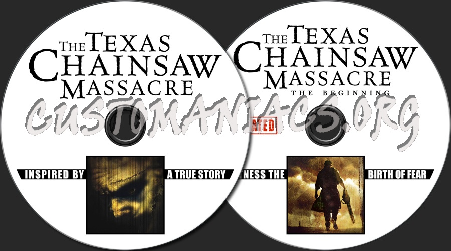 The Texas Chainsaw Remakes - Massacre / The Beginning dvd label