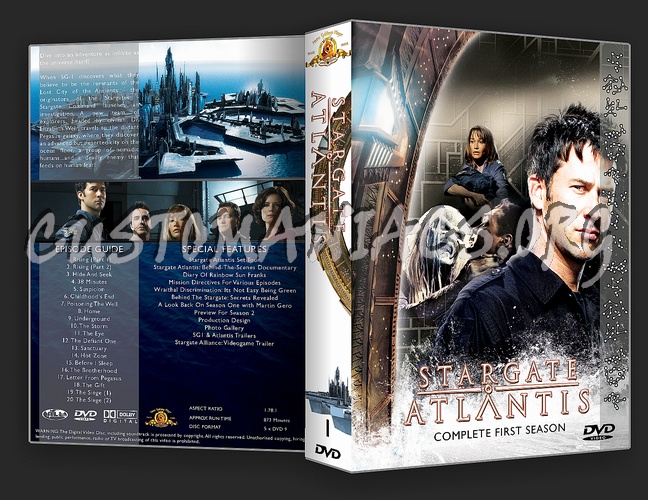 Stargate Atlantis Complete Season 1-5 dvd cover