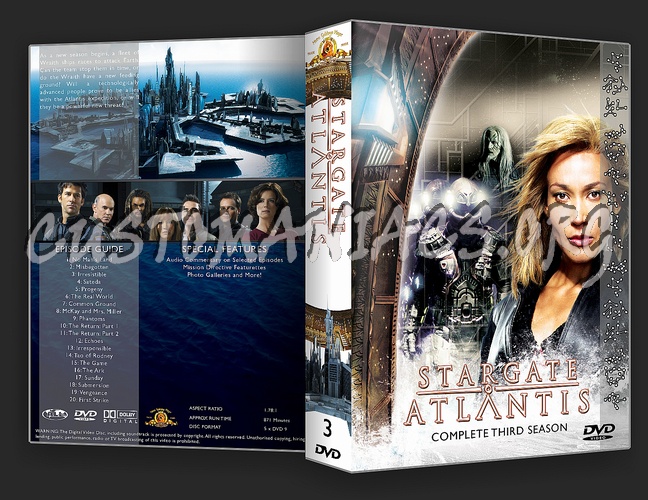 Stargate Atlantis Complete Season 1-5 dvd cover