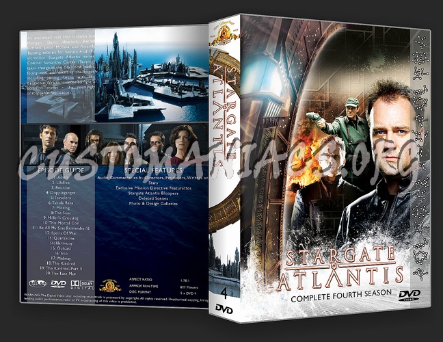 Stargate Atlantis Complete Season 1-5 dvd cover