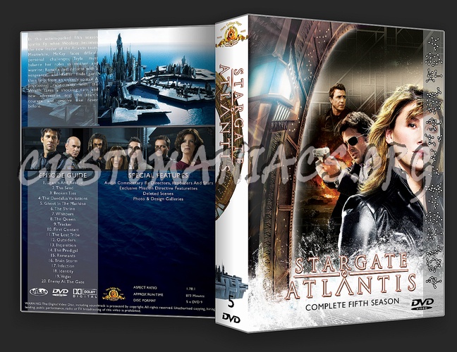 Stargate Atlantis Complete Season 1-5 dvd cover