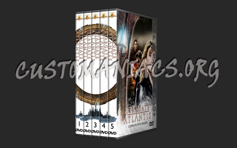 Stargate Atlantis Complete Season 1-5 dvd cover