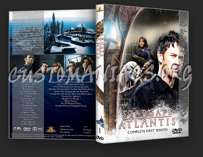 Stargate Atlantis Complete Season 1-5 dvd cover