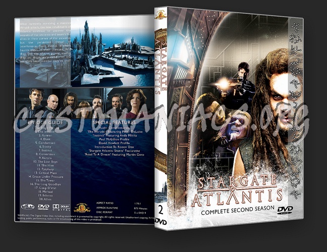 Stargate Atlantis Complete Season 1-5 dvd cover