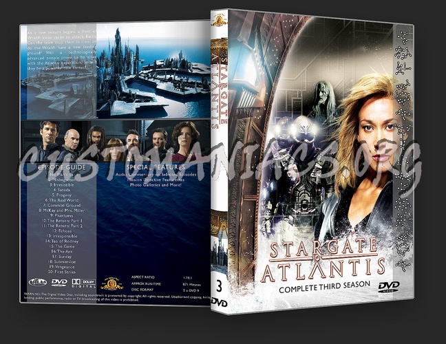 Stargate Atlantis Complete Season 1-5 dvd cover