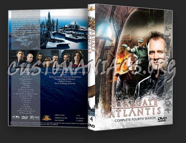 Stargate Atlantis Complete Season 1-5 dvd cover