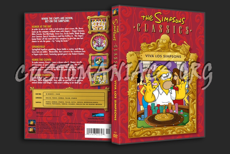 The Simpsons: Viva Los Simpsons dvd cover