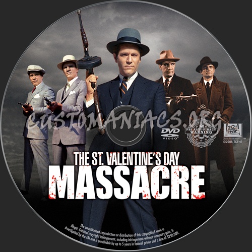The St. Valentine's Day Massacre dvd label