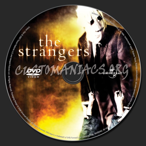 The Strangers dvd label