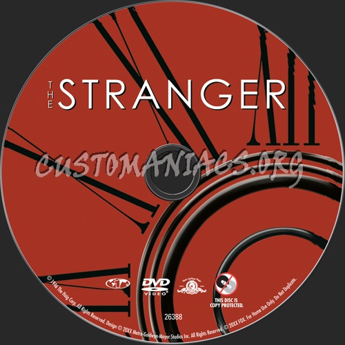 The Stranger dvd label