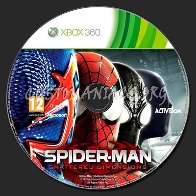 Spider Man Shattered Dimensions Dvd Label Dvd Covers Labels By Customaniacs Id Free Download Highres Dvd Label