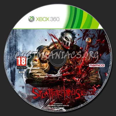 Splatterhouse dvd label