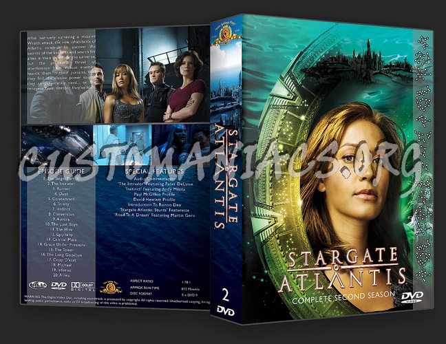 Stargate Atlantis Complete Season 1-5 dvd cover