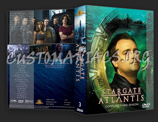 Stargate Atlantis Complete Season 1-5 dvd cover