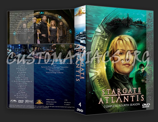 Stargate Atlantis Complete Season 1-5 dvd cover